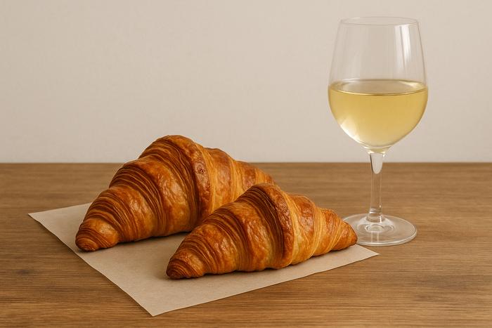 Croissants & Wijn